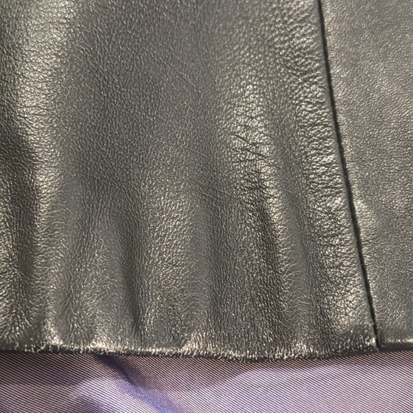 Wilsons Pelle Studio Classic Black Leather Jacket Size Medium - Picture 13 of 14